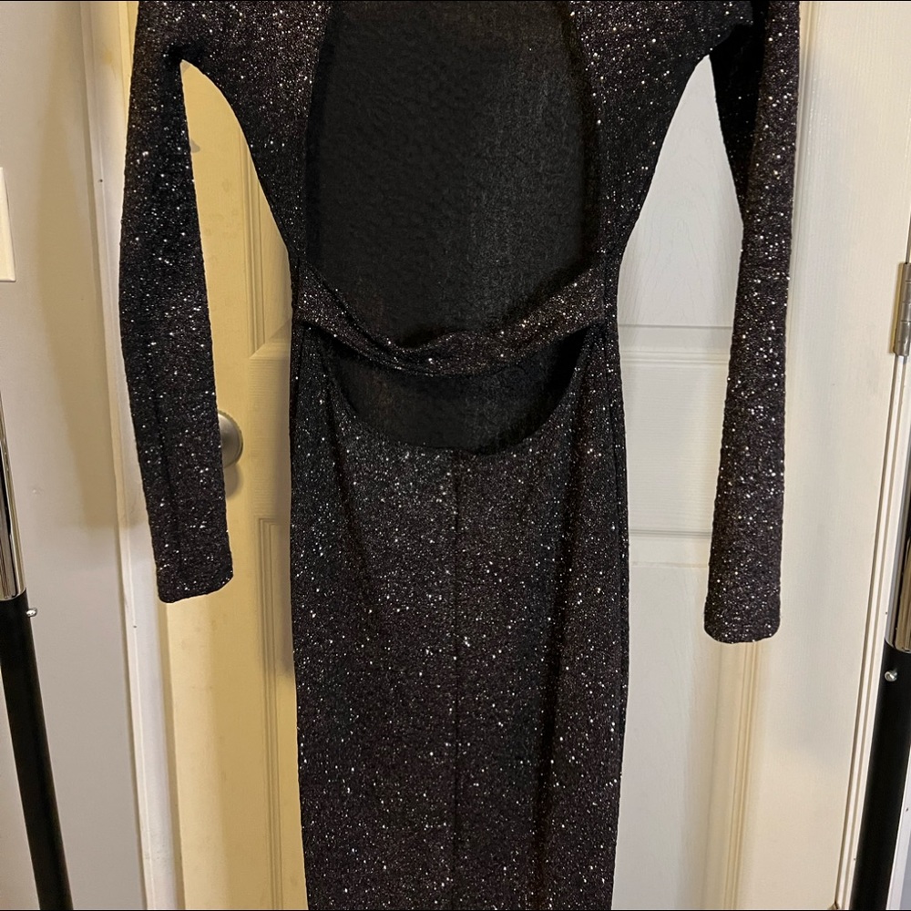Black maxi dress